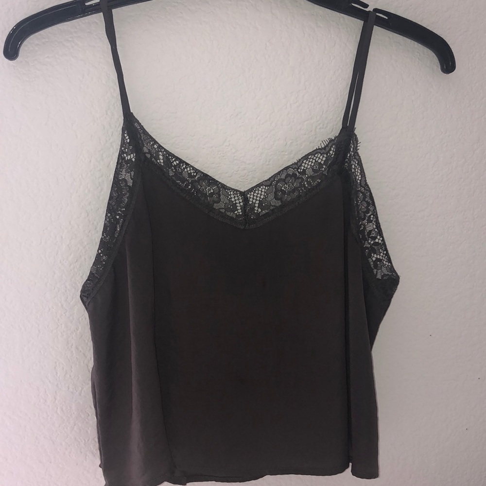 Dark green tank